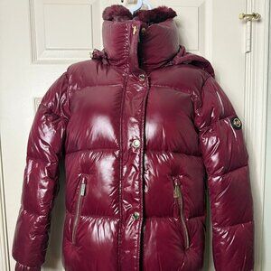 Michael Kors Burgundy Puffer Jacket - NWT - XXS